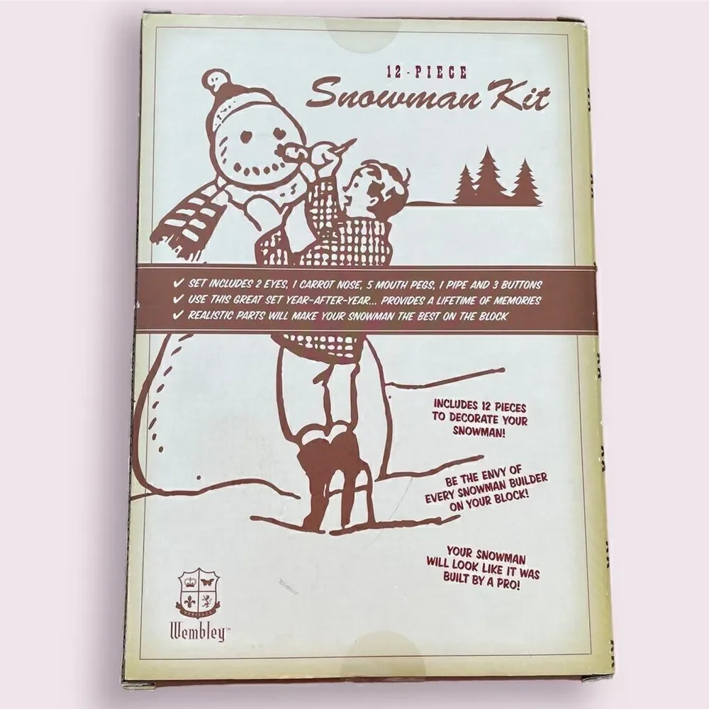 Build Your Own Snowman Kit